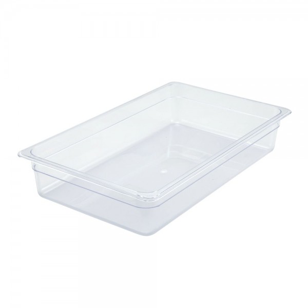Winco SP7104 Full Size Clear Polycarbonate Food Pan, 3 1/2 Deep Winco SP7104 Full Size Clear Polycarbonate Food Pan, 3 1/2 Deep