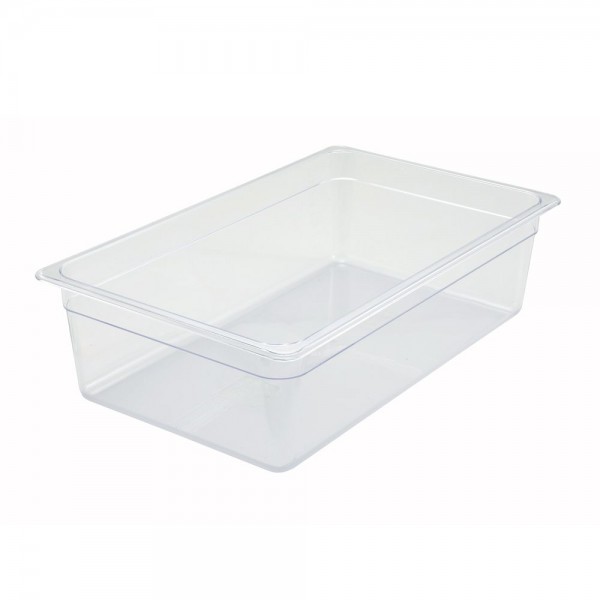 Winco SP7106 Full Size Clear Polycarbonate Food Pan, 5-1/2 Deep Winco SP7106 Full Size Clear Polycarbonate Food Pan, 5-1/2 Deep