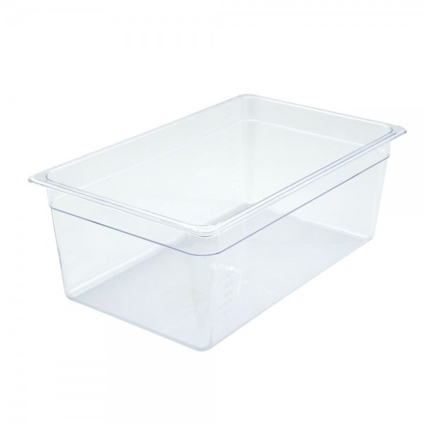 Winco SP7108 Full Size Clear Polycarbonate Food Pan, 7-3/4 Deep Winco SP7108 Full Size Clear Polycarbonate Food Pan, 7-3/4 Deep