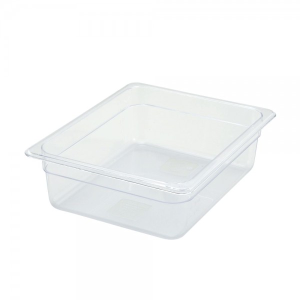 Winco SP7204 1/2 Size Clear Polycarbonate Food Pan, 3 1/2 Deep Winco SP7204 1/2 Size Clear Polycarbonate Food Pan, 3 1/2 Deep