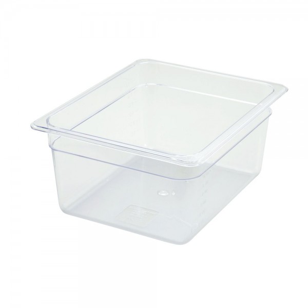 Winco SP7206 1/2 Size Clear Polycarbonate Food Pan, 5-1/2 Deep Winco SP7206 1/2 Size Clear Polycarbonate Food Pan, 5-1/2 Deep