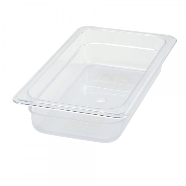 Winco SP7302 1/3 Size Clear Polycarbonate Food Pan, 2 1/2 Deep Winco SP7302 1/3 Size Clear Polycarbonate Food Pan, 2 1/2 Deep