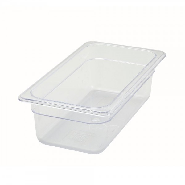 Winco SP7304 1/3 Size Clear Polycarbonate Food Pan, 3 1/2 Deep Winco SP7304 1/3 Size Clear Polycarbonate Food Pan, 3 1/2 Deep