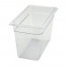 Winco SP7308 1/3 Size Clear Polycarbonate Food Pan, 7-3/4 Deep Winco SP7308 1/3 Size Clear Polycarbonate Food Pan, 7-3/4 Deep