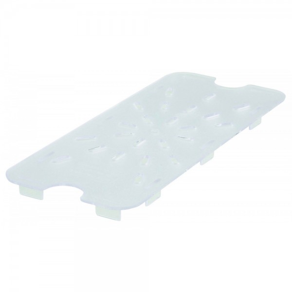 Winco SP73DS 1/3 Size Polycarbonate Drain Shelf Winco SP73DS 1/3 Size Polycarbonate Drain Shelf