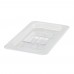 Winco SP7400S 1/4 Size Clear Polycarbonate Solid Food Pan Cover Winco SP7400S 1/4 Size Clear Polycarbonate Solid Food Pan Cover