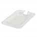 Winco SP7900C 1/9 Size Clear Polycarbonate Slotted Food Pan Cover Winco SP7900C 1/9 Size Clear Polycarbonate Slotted Food Pan Cover