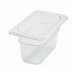 Winco SP7904 1/9 Size Clear Polycarbonate Food Pan, 3 1/2 Deep Winco SP7904 1/9 Size Clear Polycarbonate Food Pan, 3 1/2 Deep
