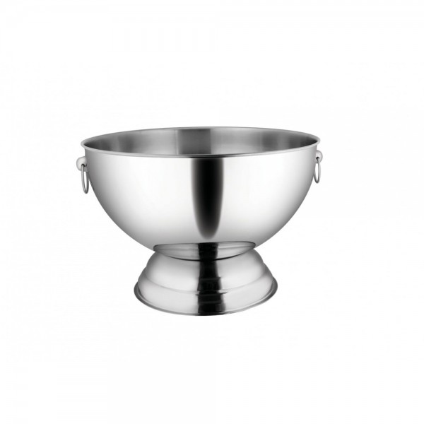 Winco SPB-35 3-1/2 Gallon Punch Bowl with Decorative Handle Rings Winco SPB-35 3-1/2 Gallon Punch Bowl with Decorative Handle Rings