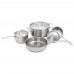 Winco SPC-7H Deluxe 7 Piece Stainless Steel Cookware Set Winco SPC-7H Deluxe 7 Piece Stainless Steel Cookware Set