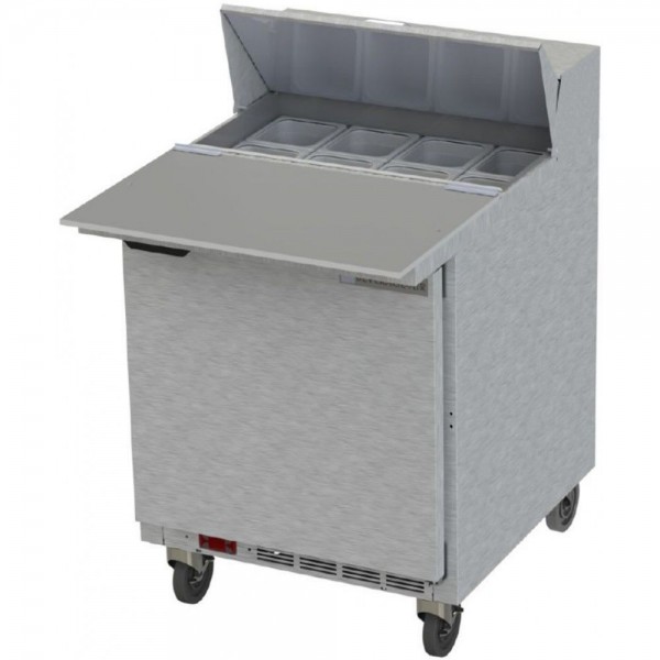 Beverage-Air SPE27HC-C-B Elite Series 27 1 Door Cutting Top Refrigerated Sandwich Prep Table with 17 Deep Cutting Board Beverage-Air SPE27HC-C-B Elite Series 27 1 Door Cutting Top Refrigerated Sandwich Prep Table with 17 Deep Cutting Board