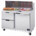 Beverage-Air SPED48HC-08C-2 48 1 Door 2 Drawer Cutting Top Refrigerated Sandwich Prep Table with 17 Wide Cutting Board Beverage-Air SPED48HC-08C-2 48 1 Door 2 Drawer Cutting Top Refrigerated Sandwich Prep Table with 17 Wide Cutting Board