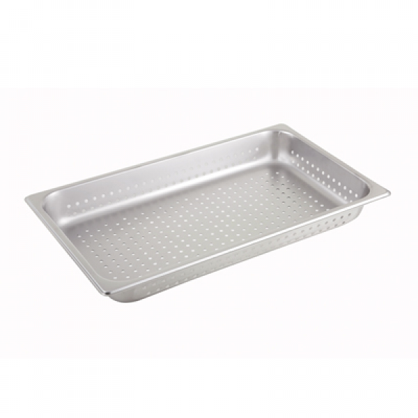 Winco SPFP2 Perforated Steam Pan - Full-Size 2-1/2 Deep 25 Gauge Stainless Steel Winco SPFP2 Perforated Steam Pan - Full-Size 2-1/2 Deep 25 Gauge Stainless Steel