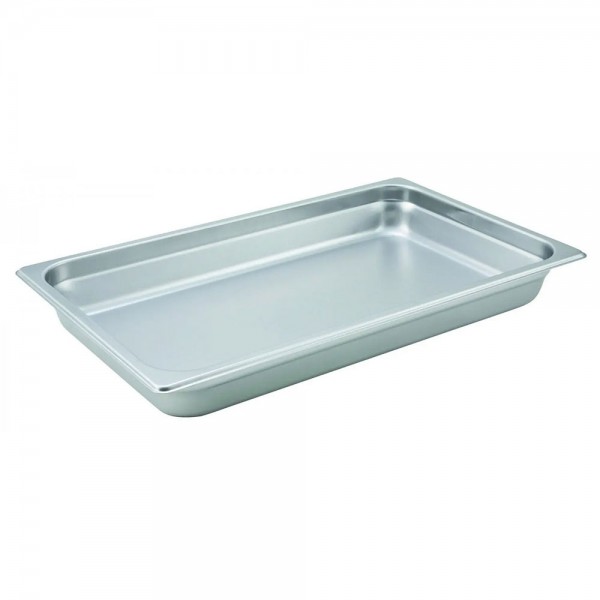 Winco SPJH-101 1-1/4 Deep Full Size Stainless Steel Anti-Jam Steam Pan Winco SPJH-101 1-1/4 Deep Full Size Stainless Steel Anti-Jam Steam Pan