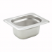 Winco SPJH-1802 Anti-Jam Steam Pan - Eigtheenth-Size 2 Deep 22 Gauge Stainless Steel Winco SPJH-1802 Anti-Jam Steam Pan - Eigtheenth-Size 2 Deep 22 Gauge Stainless Steel