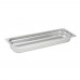 Winco SPJH-2HL 2-1/2 Deep Half Size Long Stainless Steel Anti-Jam Steam Pan Winco SPJH-2HL 2-1/2 Deep Half Size Long Stainless Steel Anti-Jam Steam Pan