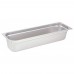 Winco SPJH-4HL 4 Deep Half Size Long Stainless Steel Anti-Jam Steam Pan Winco SPJH-4HL 4 Deep Half Size Long Stainless Steel Anti-Jam Steam Pan