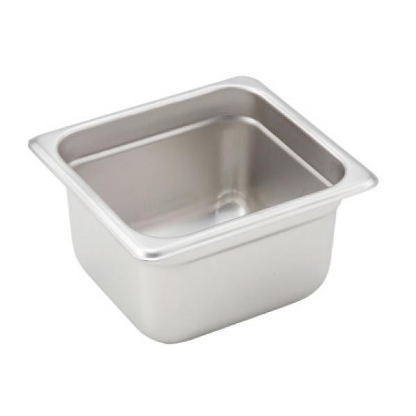 Winco SPJH-604 Anti-Jam Steam Pan - Sixth-Size 2-1/2 Deep 22 Gauge Stainless Steel Winco SPJH-604 Anti-Jam Steam Pan - Sixth-Size 2-1/2 Deep 22 Gauge Stainless Steel