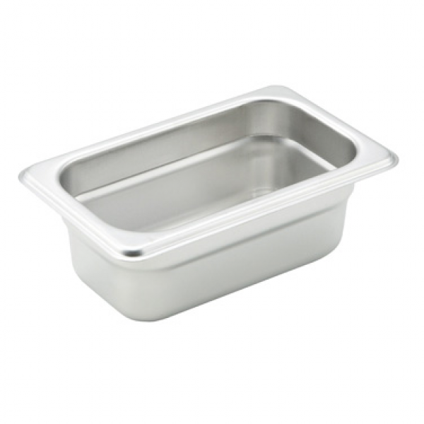 Winco SPJH-902 Anti-Jam Steam Pan - Ninth-Size 2-1/2 Deep 22 Gauge Stainless Steel Winco SPJH-902 Anti-Jam Steam Pan - Ninth-Size 2-1/2 Deep 22 Gauge Stainless Steel