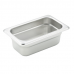 Winco SPJH-902 Anti-Jam Steam Pan - Ninth-Size 2-1/2 Deep 22 Gauge Stainless Steel Winco SPJH-902 Anti-Jam Steam Pan - Ninth-Size 2-1/2 Deep 22 Gauge Stainless Steel
