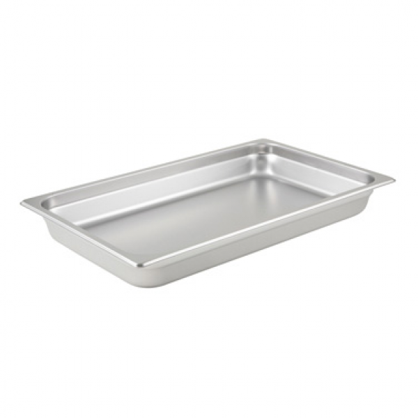 Winco SPJL-102 Anti-Jam Steam Pan - Full-Size 2-1/2 Deep 25 Gauge Stainless Steel Winco SPJL-102 Anti-Jam Steam Pan - Full-Size 2-1/2 Deep 25 Gauge Stainless Steel