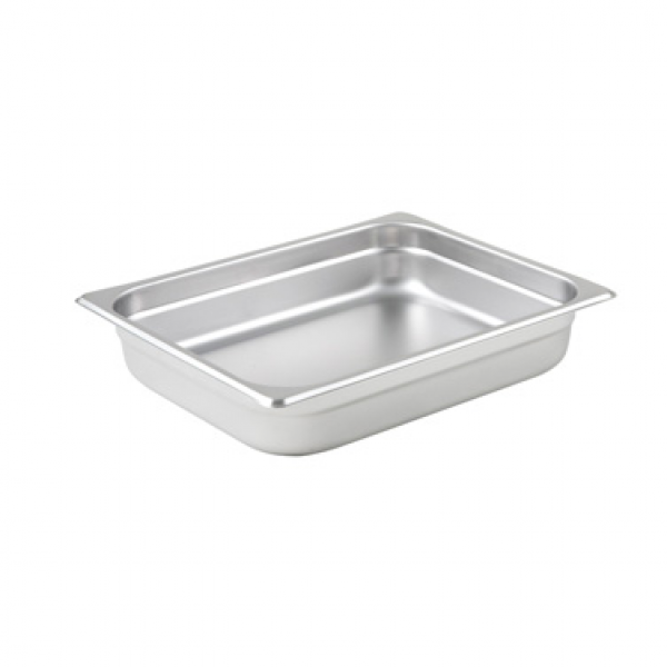 Winco SPJL-202 Anti-Jam Steam Pan - Half-Size 2-1/2 Deep 25 Gauge Stainless Steel Winco SPJL-202 Anti-Jam Steam Pan - Half-Size 2-1/2 Deep 25 Gauge Stainless Steel