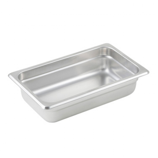 Winco SPJL-402 Anti-Jam Steam Pan - Quarter-Size 2-1/2 Deep 25 Gauge Stainless Steel Winco SPJL-402 Anti-Jam Steam Pan - Quarter-Size 2-1/2 Deep 25 Gauge Stainless Steel