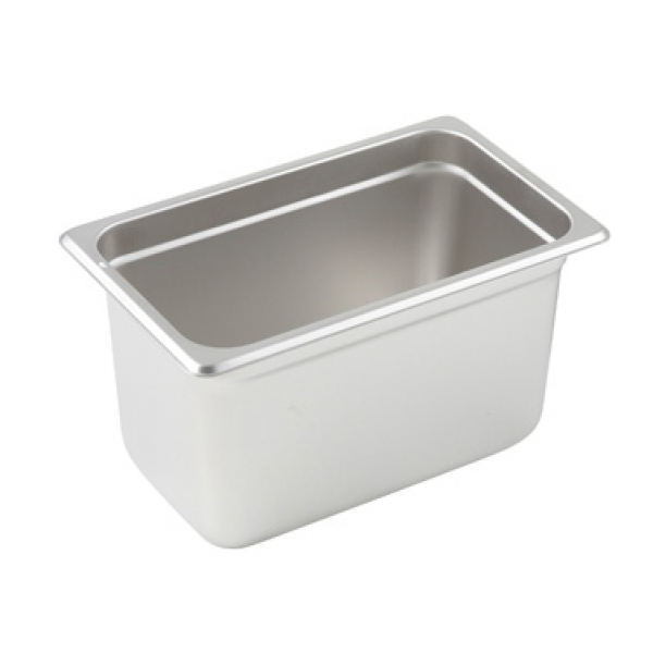 Winco SPJL-406 Anti-Jam Steam Pan - Quarter-Size 6 Deep 25 Gauge Stainless Steel Winco SPJL-406 Anti-Jam Steam Pan - Quarter-Size 6 Deep 25 Gauge Stainless Steel
