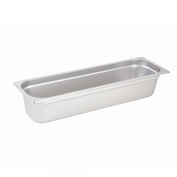 Winco SPJL-4HL 4 Deep Half Long Size Steam Pan Winco SPJL-4HL 4 Deep Half Long Size Steam Pan