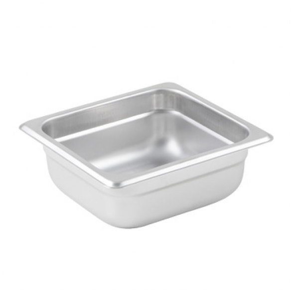 Winco SPJL-602 Anti-Jam Steam Pan - Sixth-Size 2-1/2 Deep 25 Gauge Stainless Steel Winco SPJL-602 Anti-Jam Steam Pan - Sixth-Size 2-1/2 Deep 25 Gauge Stainless Steel