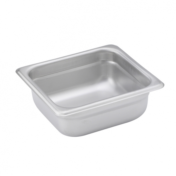 Winco SPJM-602 Anti-Jam Steam Pan - Sixth-Size 2-1/2 Deep 24 Gauge Stainless Steel Winco SPJM-602 Anti-Jam Steam Pan - Sixth-Size 2-1/2 Deep 24 Gauge Stainless Steel
