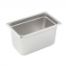 Winco SPJP-406 Anti-Jam Steam Pan - Quarter-Size 6 Deep 23 Gauge Stainless Steel