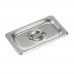 Winco SPSCN 1/9 Size Stainless Steel Solid Food Pan Cover Winco SPSCN 1/9 Size Stainless Steel Solid Food Pan Cover