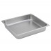 Winco SPTT2 2-1/2 Deep Two-Third Size Steam Pan