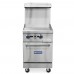 Standard Range SR-R24-24MG-NG 24 Natural Gas Commercial Range with 24 Griddle Top, 1 Oven - 93,000 BTU