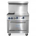 Standard Range SR-R36-24MG-NG 36 Natural Gas Commercial Range with 2 Burners, 24 Griddle Top, 1 Oven - 153,000 BTU Standard Range SR-R36-24MG-NG 36 Natural Gas Commercial Range with 2 Burners, 24 Griddle Top, 1 Oven - 153,000 BTU