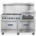 Standard Range SR-R60-24RG-LP 60 Liquid Propane Commercial Range, 6 Burner, 2 Oven, 24 Raised Griddle / Broiler - 306,000 BTU