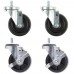 Turbo Air 4 Casters (2 with Brake) 1/2 Diameter & 13 TPI Turbo Air 4 Casters (2 with Brake) 1/2 Diameter & 13 TPI