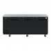 Turbo Air TBB-4SBD-N 91 Super Deluxe Series 3 Solid Door Back Bar Cooler - 30 Cu. Ft.