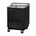 Turbo Air TBC-24SB-GF-N6 Super Deluxe Series 24 Black Glass / Mug Froster - 5 Cu.Ft.