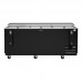 Turbo Air TBC-80SB-N 80 Super Deluxe Series Three Section Underbar Bottle Cooler, Black - 23 Cu. Ft.