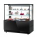 Turbo Air TBP60-54NN-B 59 Black Refrigerated Bakery Display Case - 22 Cu. Ft.