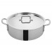 Winco TGBZ-14 14 Qt. Tri-Ply Induction Ready Brazier