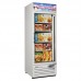 Turbo Air TGF-23F-N 27 White Glass Swing Door Merchandiser Freezer - 18 Cu. Ft.