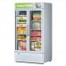 Turbo Air TGF-35SD-N 40 One Glass Swing Door Super Deluxe Merchandiser Freezer - 28.4 Cu. Ft.