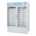 Turbo Air TGIM-49W-N 54 Reach-In Two-Section Glass Door Ice Merchandiser - 40 Cu. Ft.