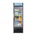 Turbo Air TGM-14RV-N6 24 Glass Swing Door Merchandiser Refrigerator - 12 Cu. Ft.