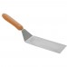 Winco TNH-64 Square Edge Turner with Orange Cool Heat Handle, 6-1/4 x 3