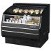 Turbo Air TOM-40LB-SP-A-N 39 Low-Profile Horizontal Open Display Merchandiser with Stainless Steel Interior & Solid Side Panels - 7 Cu. Ft.