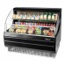 Turbo Air TOM-50LB-N 51 Horizontal Open Display Merchandiser, Low Profile, Black - 1 Shelf